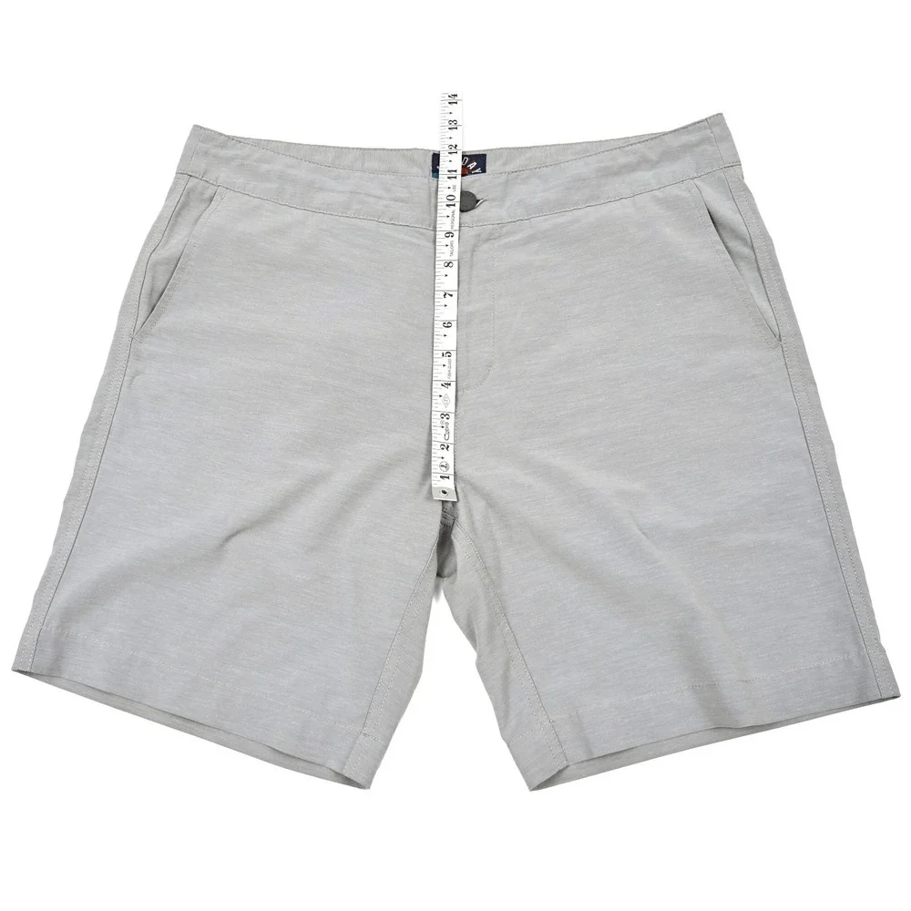 Faherty All Day Shorts Mens 34 Gray 9